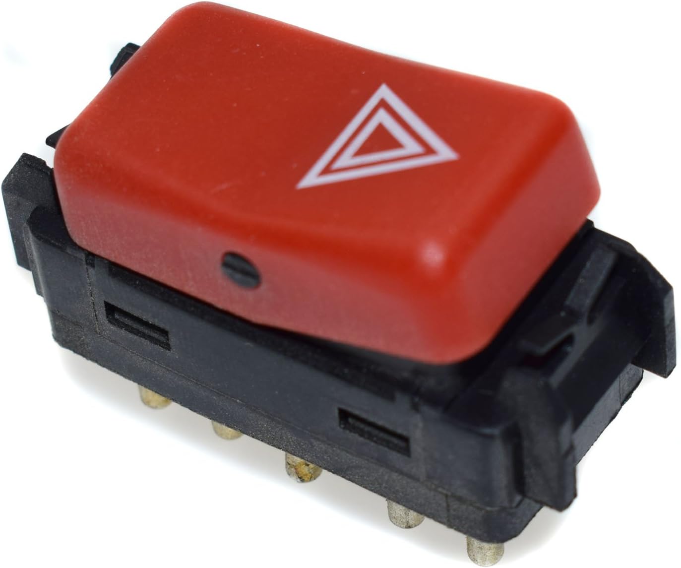 eGang Auto Power Warning Hazard Light Switch 1248200110 for Mercedes-Benz C220 C280 190E 300D E500 E320 300E 1984-1995, Red, Push Button, Manual, 1 Count