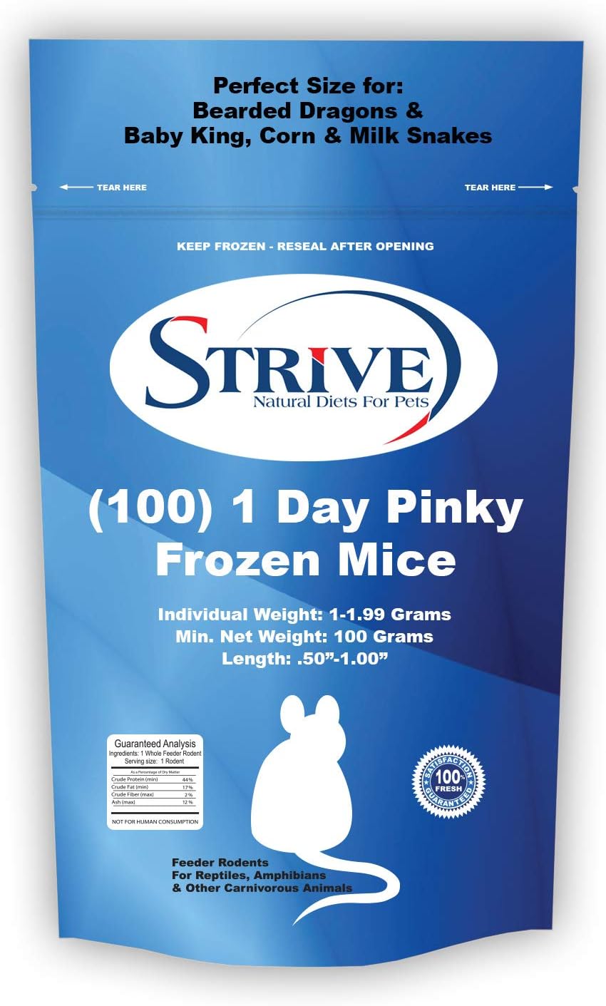 (100) 1 Day Pinky Frozen Mice