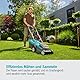 Gardena Akku-Rasenmäher PowerMax 32/36V P4A ohne Akku: Rasenmäher bis 200 m², 32 cm Schnittbreite, 30 l Fassungsvolumen, Schnitthöhe 20-60 mm, Cut and Collect System (14621-55)