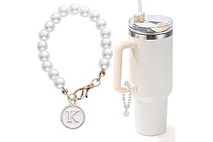 Personalized Name Decorations Cup Keychain with Letter Charms For Stanley Cup Tumbler