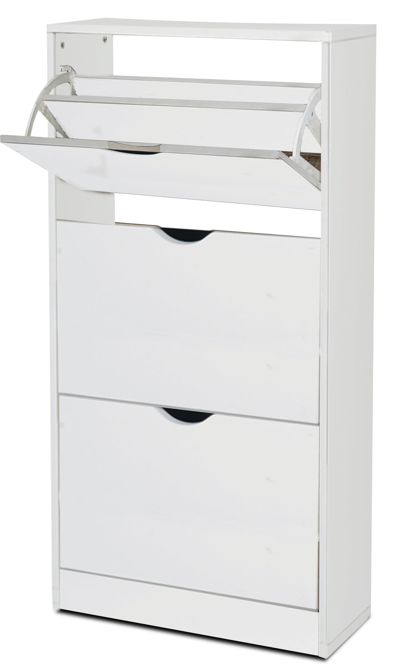 Zapatero 3 PUERTAS Blanco 60 x 24 x H 118 cm