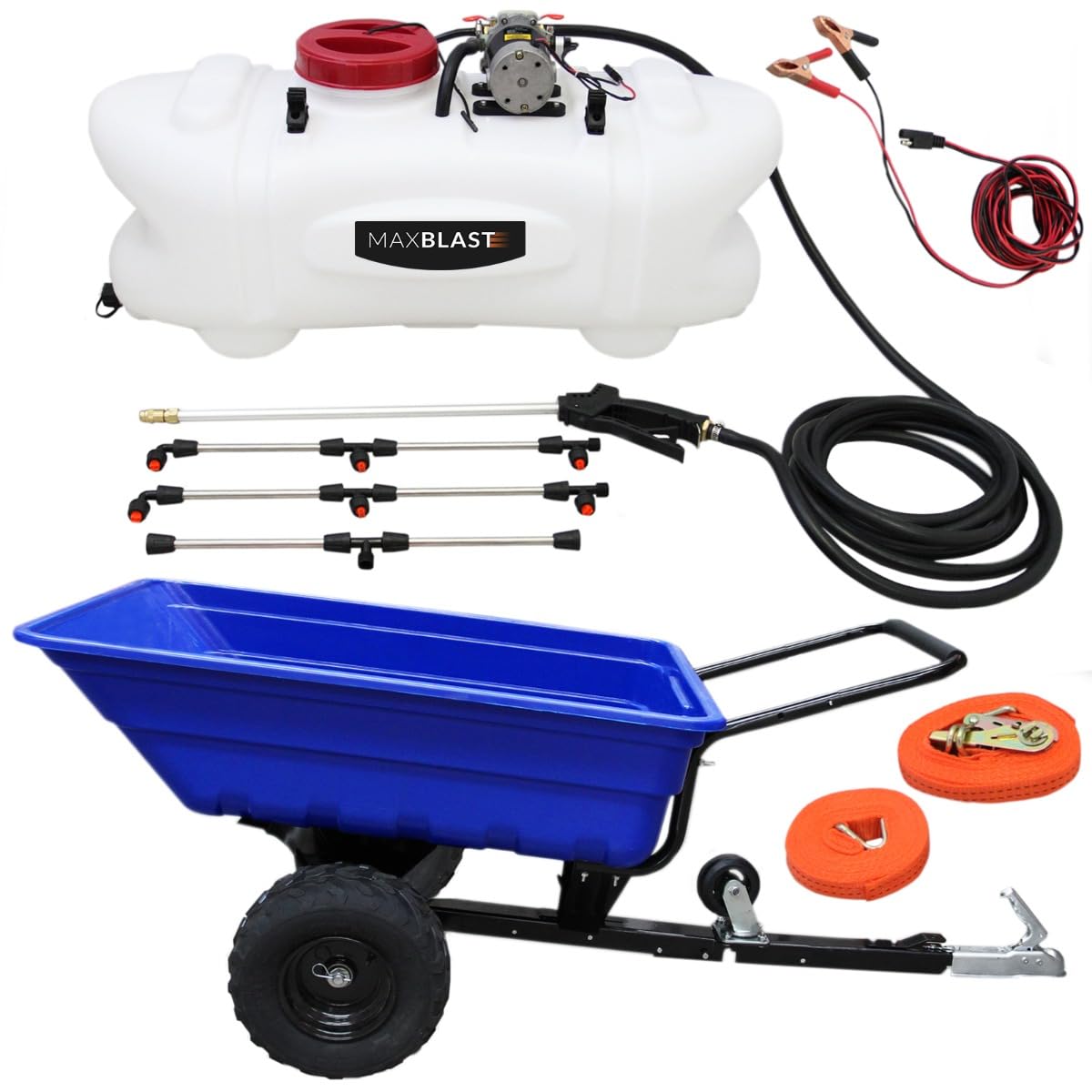 Monstershop Utility Trailer - Small - Blue