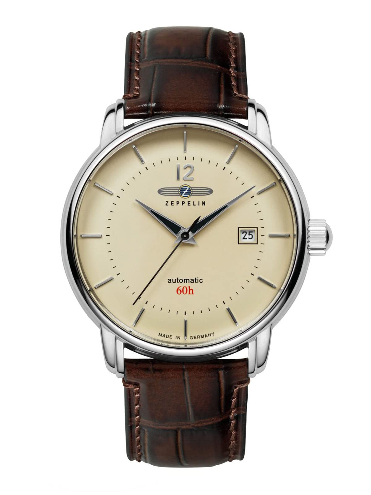 Zeppelin LZ 120 Bodensee 81605 Automatic Mens Watch 60h Power Reserve