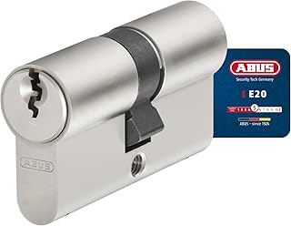 ABUS Profilzylinder E20NP 30/30 - Türschloss für Sicherheit an Haus- und Wohnungstüren - 2er Set - inkl. 3 Schlüssel - ABUS Sicherheitslevel 5