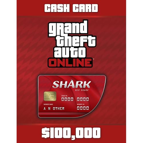 Grand Theft Auto Online | GTA V Red Shark Cash Card | 100,000 GTA-Dollars