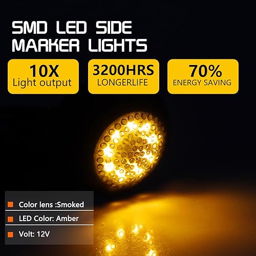 Miniatura 3 de Tonsya Para Ford Transit Connect 2010, 2011, 2012, 2013, 2014, 2015, 2016, 2017, 2018, 2019, 2020, 2021, Ford Transit Connect Side Fender Marker