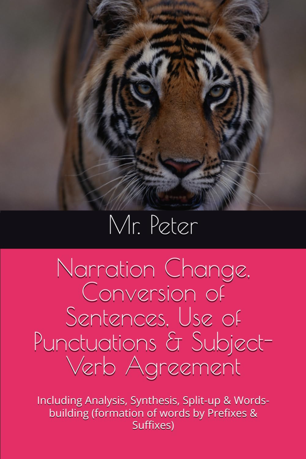 Narration Change, Conversion of Sentences, Use of Punctuations & Subject-Verb Agreement: Including Analysis, Synthesis, Split-up & Words-building (formation of words by Prefixes & Suffixes)
