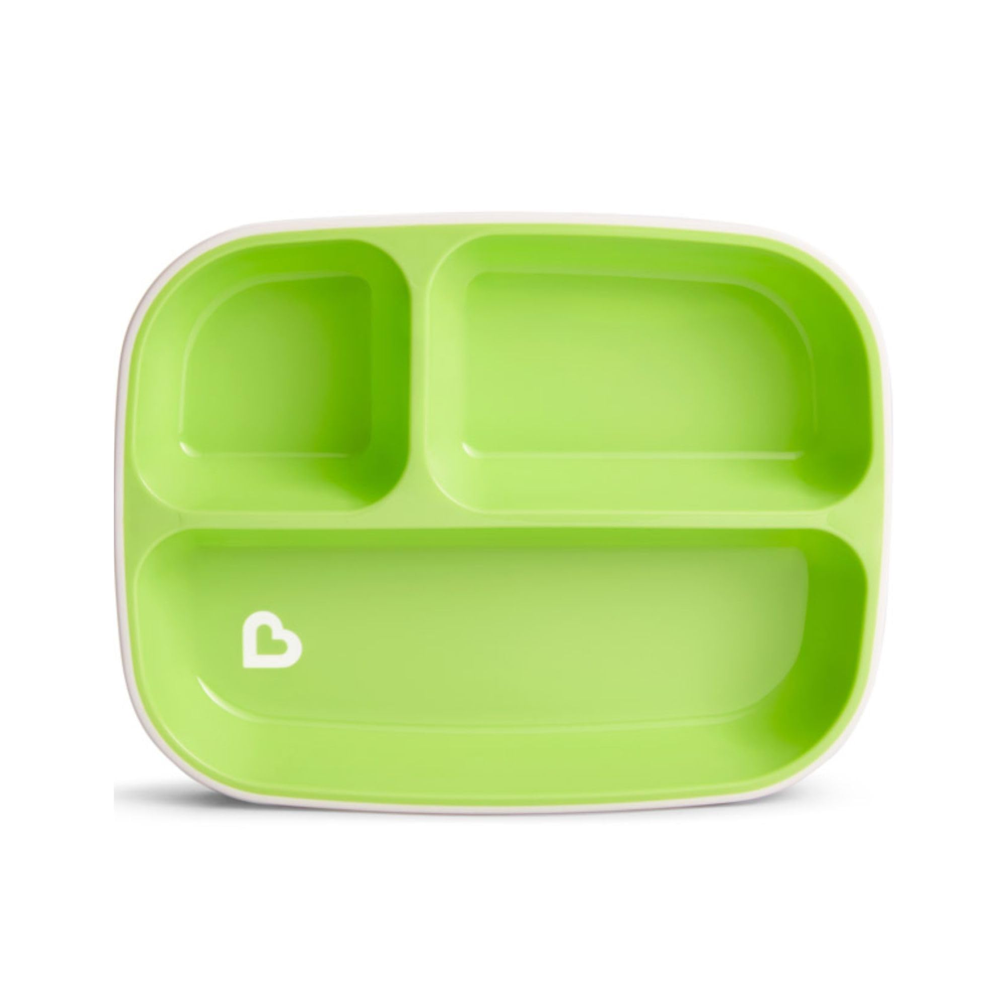 Lot De 2 Assiettes Divisés Pour Enfants GET FRESH - Sans BPA, Compostables - Vert Et Bleu