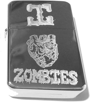 Vector KGM Thunderbird Custom Lighter - I Heart Love Zombies Logo Silver High Polish Chrome Rare!