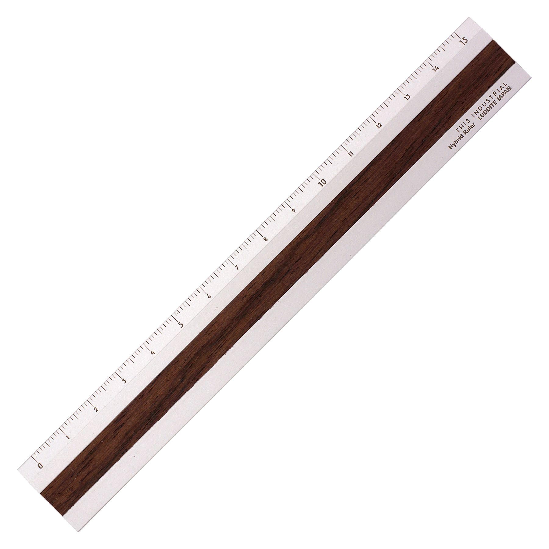 Amazon | ラダイト 定規 Hybrid Ruler Fine Wood SV/インドローズ