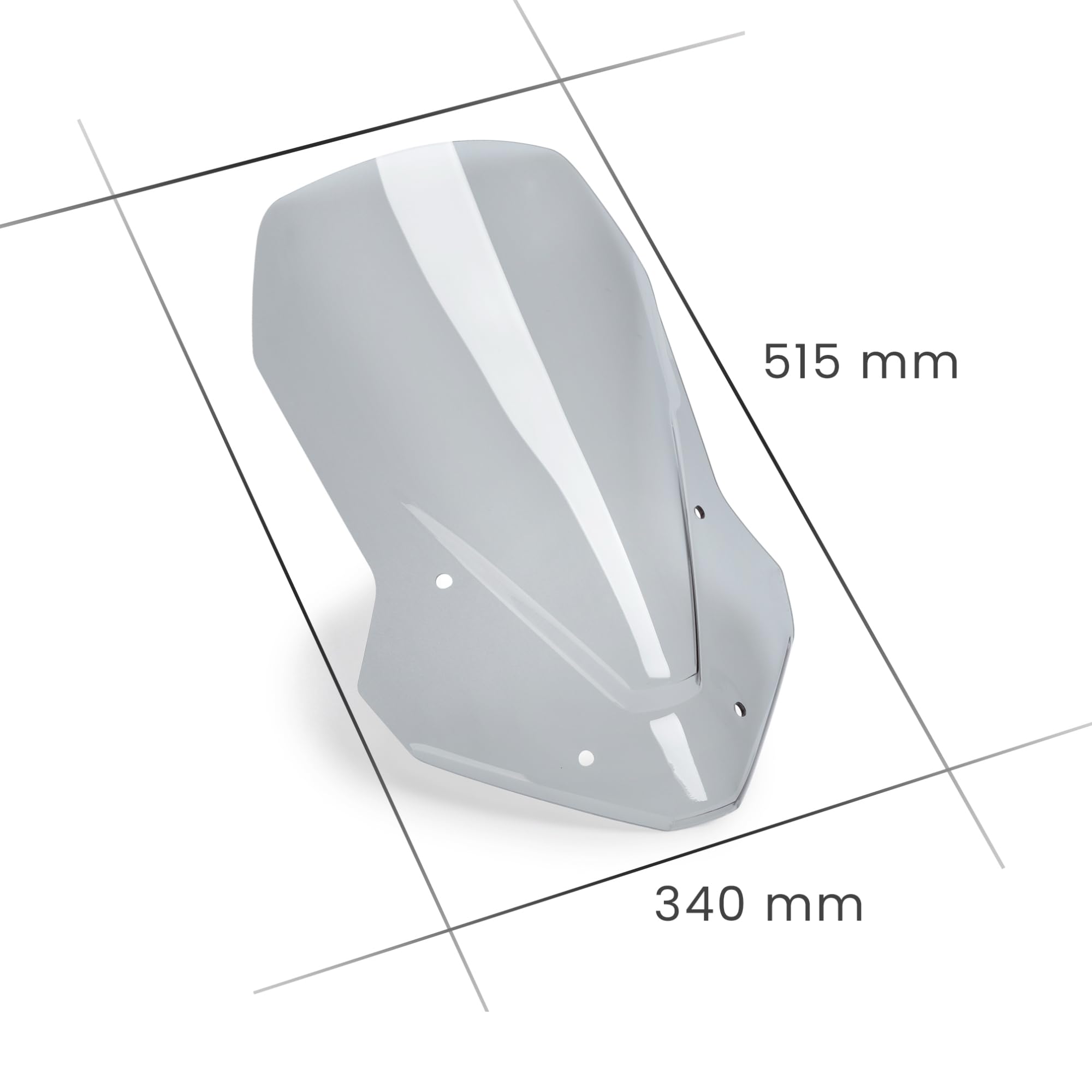 Cupolino Parabrezza Touring Plexiglass JD9 TOURING Trasparente per KOVE 800 X Pro 2024-2026