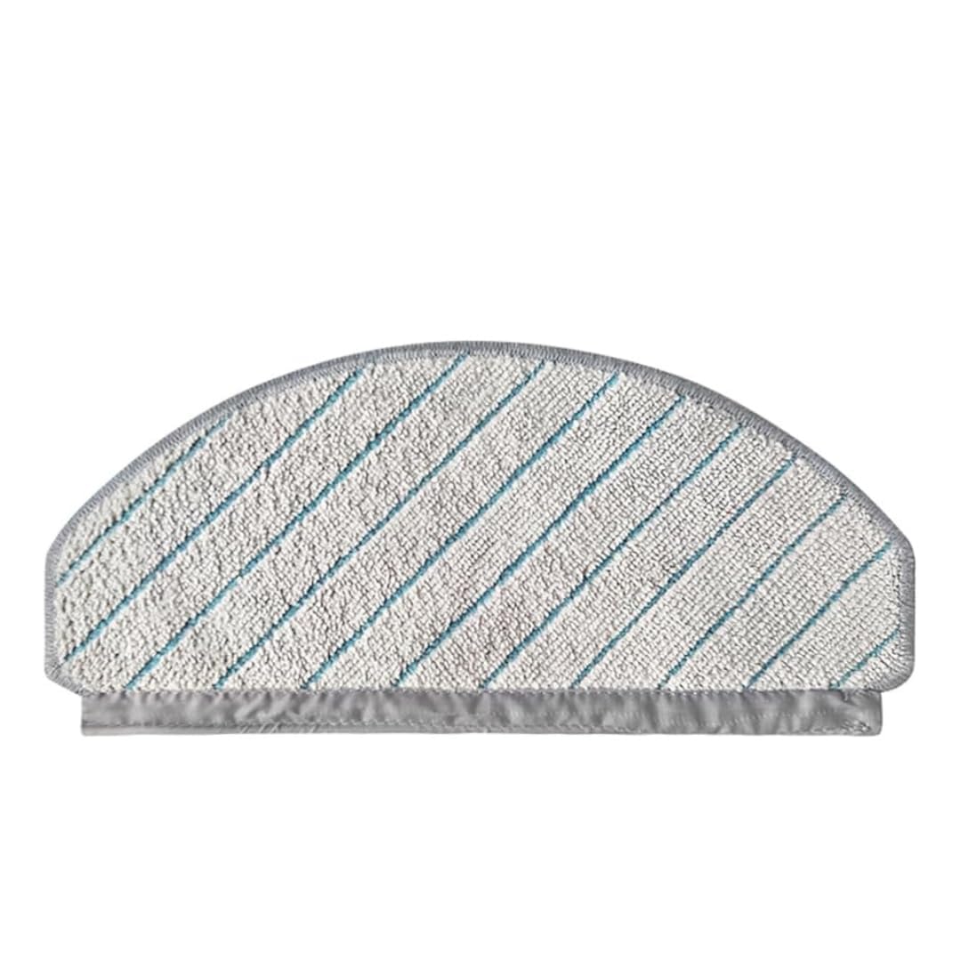 Mop Cloths Compatible with Ecovacs Deebot N30 Plus White – Replacement Parts for Robotic Vacuum Cleaner | Set of 2 Washable, Reusable Microfiber Mops for Deep Floor Cleaning