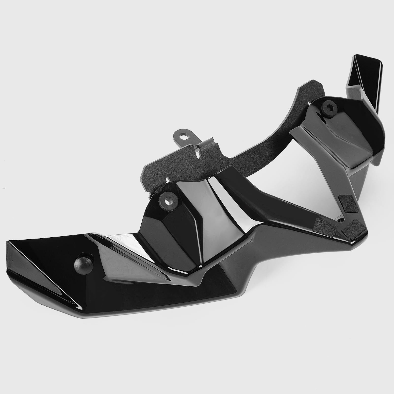 WOOGA Kit d'aile aérodynamique pour Moto aileron Avant Nu Couvre-Nez en Forme de Bec pour Ka&WA&sa&ki Z900 Z 900 Z-900 Accessoires 2020 2021 2022 2023 2024 (Noir Brillant)