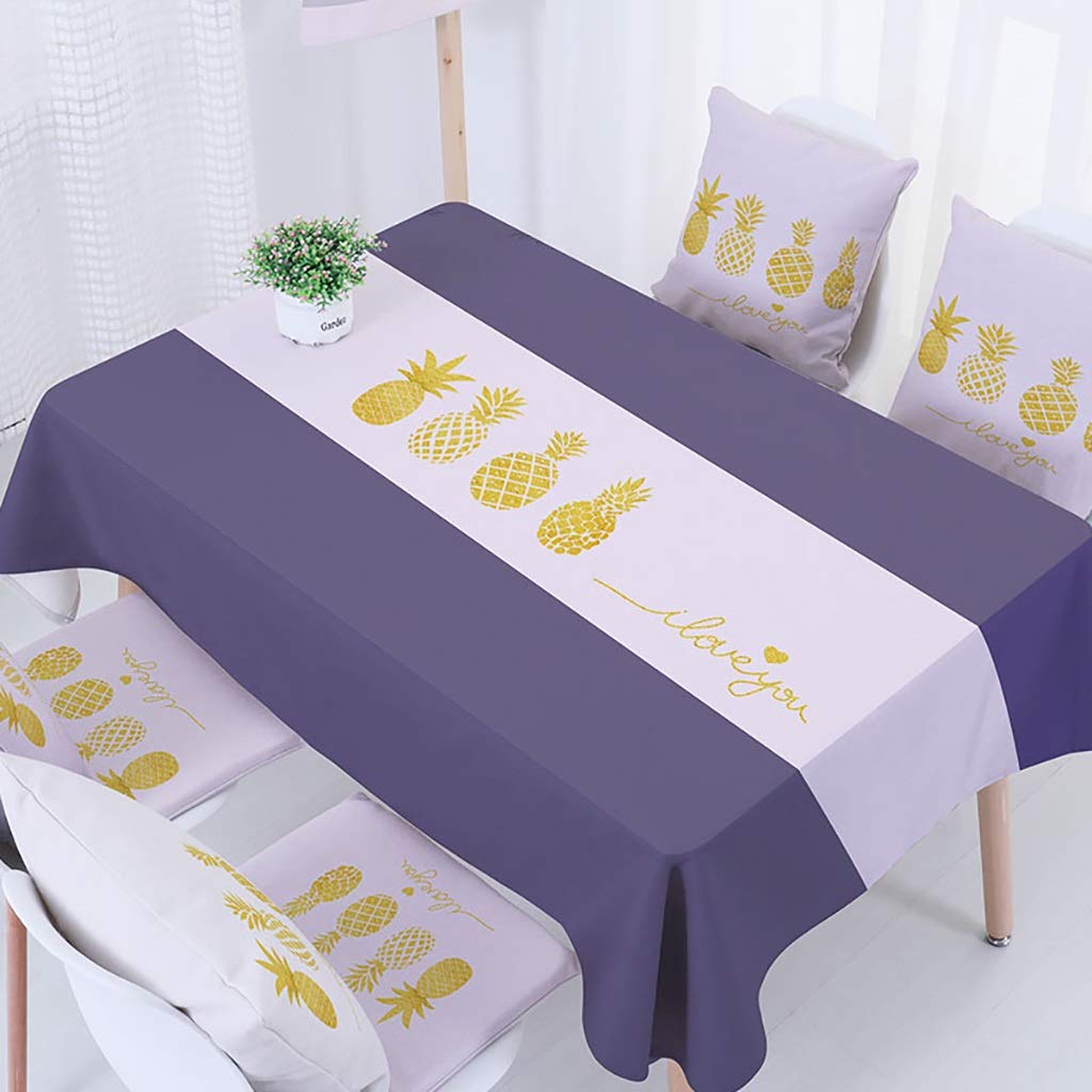Nappe de table de dîner en coton de qualité supérieure pour 6 à 8 personnes