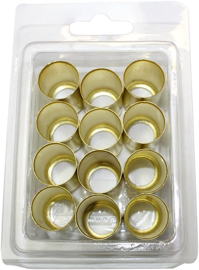 Interstate PneumaticsF7326-12 0.593 Inch Inner diameter x 1.0 Inch brass hose Ferrules for 3/8 inch hose 500 psi 12 per pack