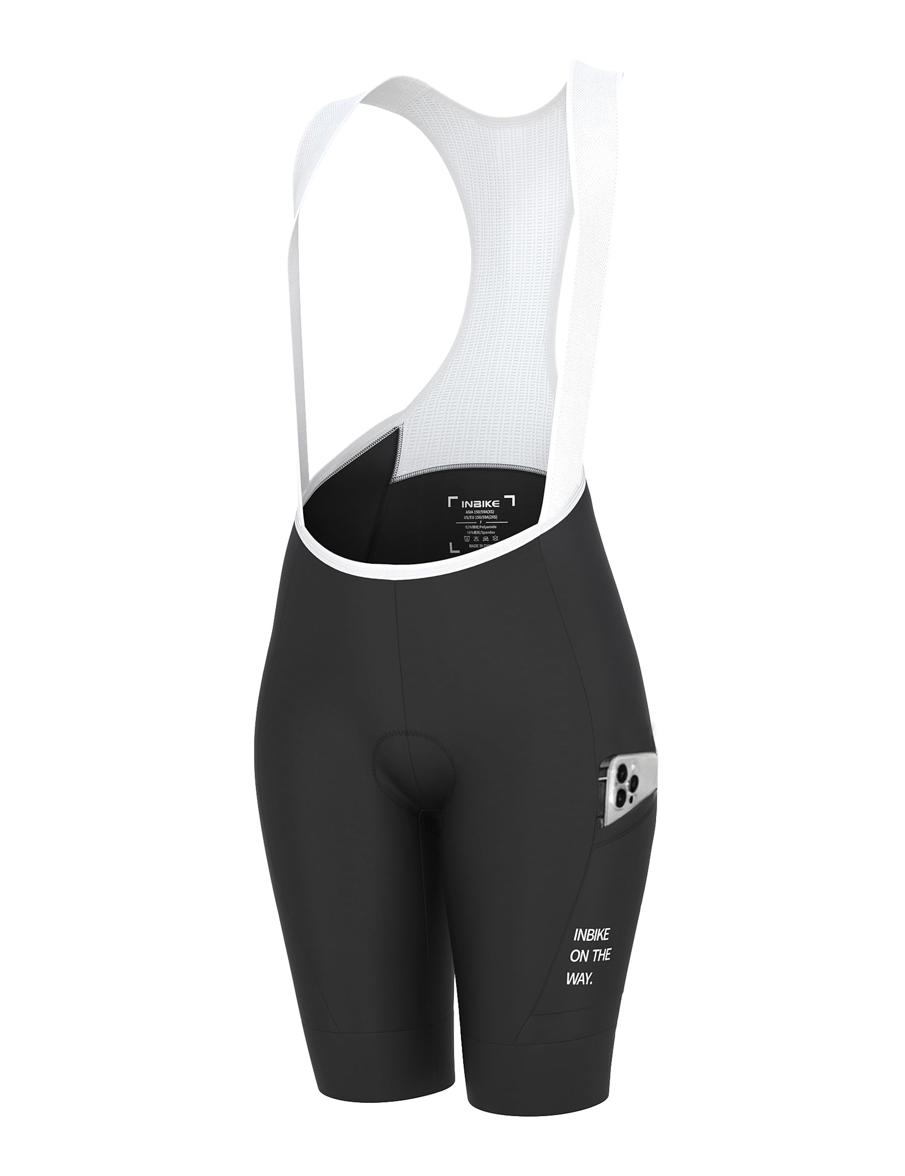 INBIKE Padded Cycling Bibs with Pocket