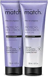 Combo Match. Proteção dos Loiros O Boticário Shampoo e Condicionador para Cabelos Loiros ou Descoloridos Protege a Cor e Aumenta o Brilho