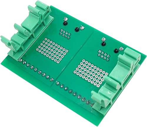Miniatura 4 de Jienk Placa de ruptura del conector Ethernet del montaje en carril DIN RJ45 8P8C, conector de bloque de terminales vertical RJ45 de dos vías con