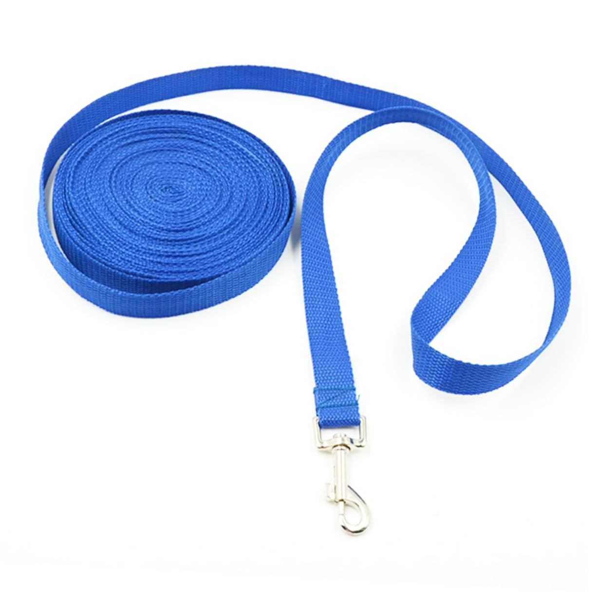 Toddmomy 2pièces Laisse Longue pour Chien De Mètres Collier Entraînement Bleu pour Dressage Discipline Animaux De Compagnie