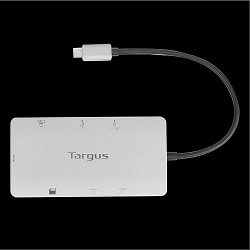 Miniatura 8 de Targus Estación de acoplamiento USB-C Dual HDMI 4K con 100 W PD Pass-Thru - Amplía tus conexiones HDMI, USB y Ethernet sobre la marcha (DOCK423TT)