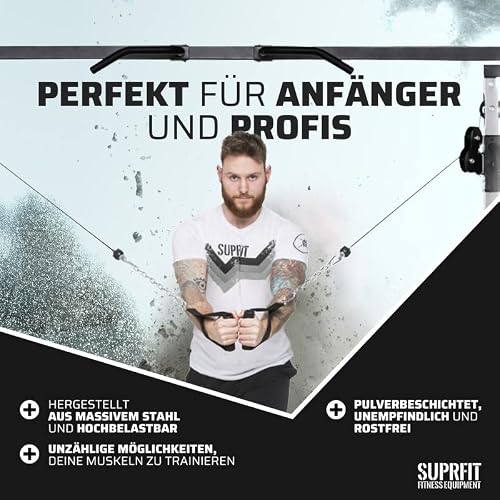Kabelzugstation Suprfit für Fitness und Krafttraining zu Hause