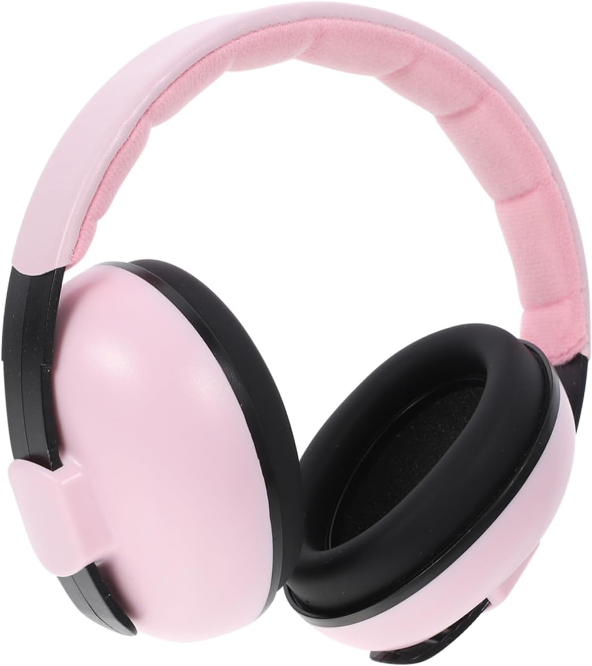 Vaguelly Hearing Protection Earmuffs, Noise Blocking Soft Pink Earmuffs Adjustable Headband for Sleeping and Hearing Safety