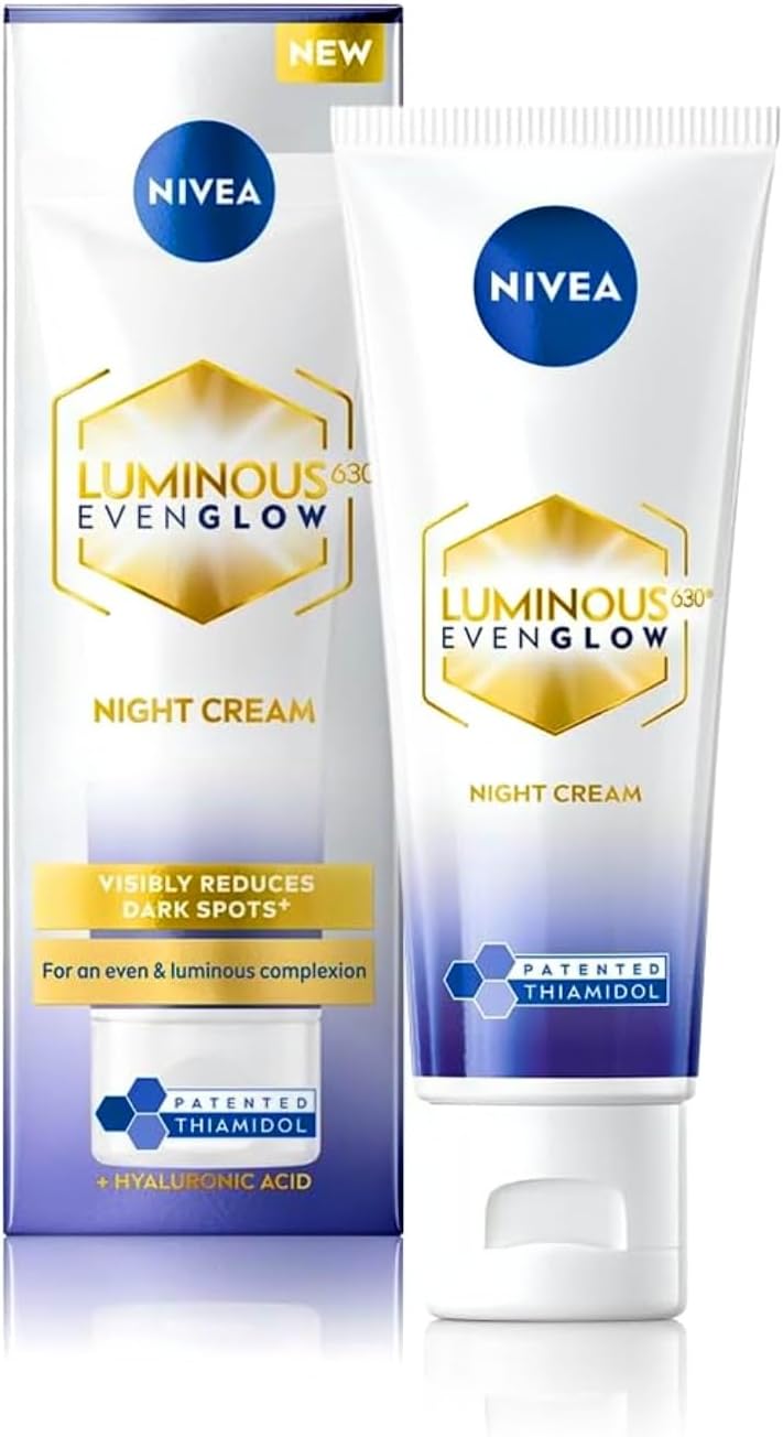 NIVEA Luminous 630 Even Glow Night Cream, 40ml