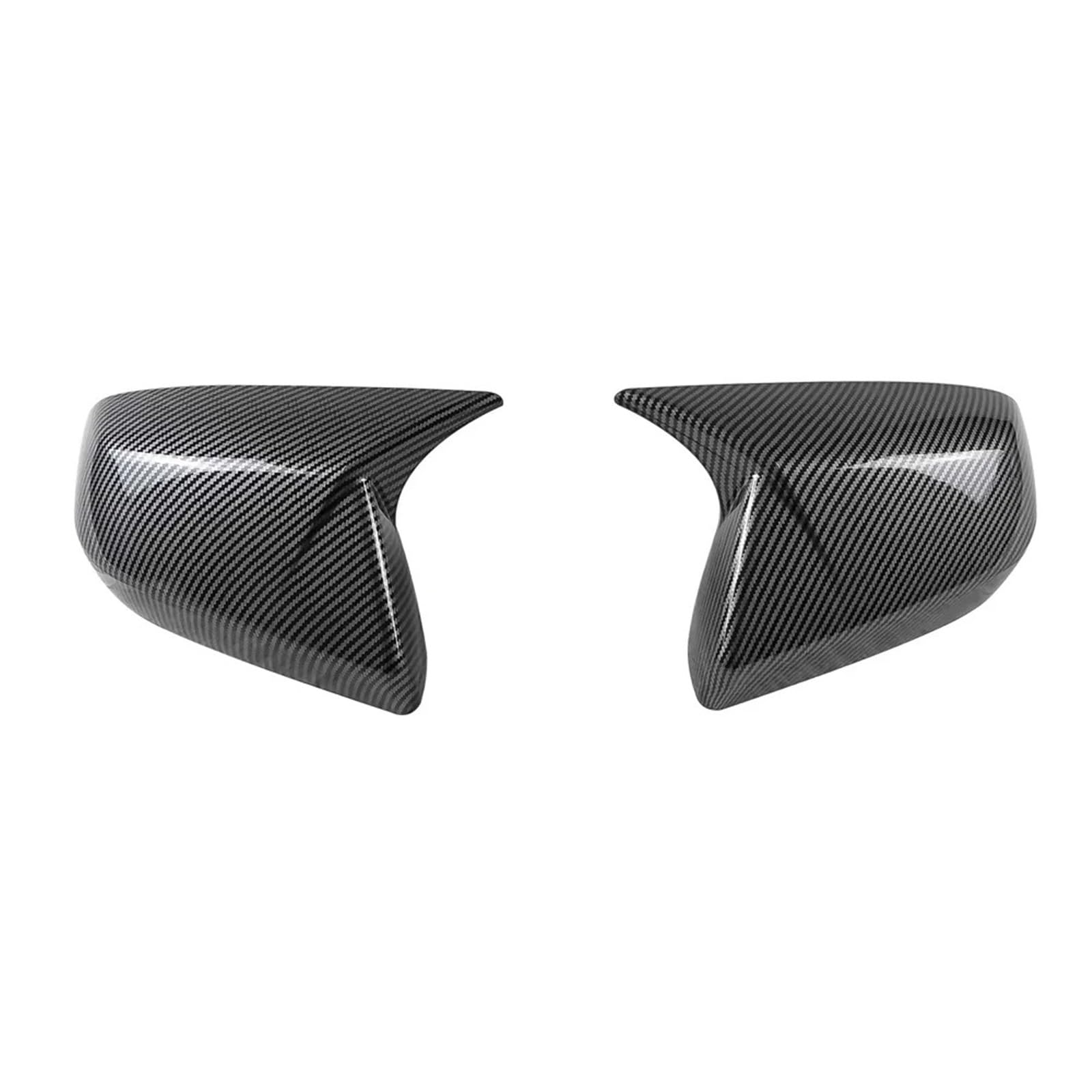 Car Rearview Mirror Cap for Cadillac CT4 ATS 2013-2023 Car Sticker Rearview Side Mirror Cover Wing Cap Door Carbon Fiber Door Wing Mirror Cover(Carbon)
