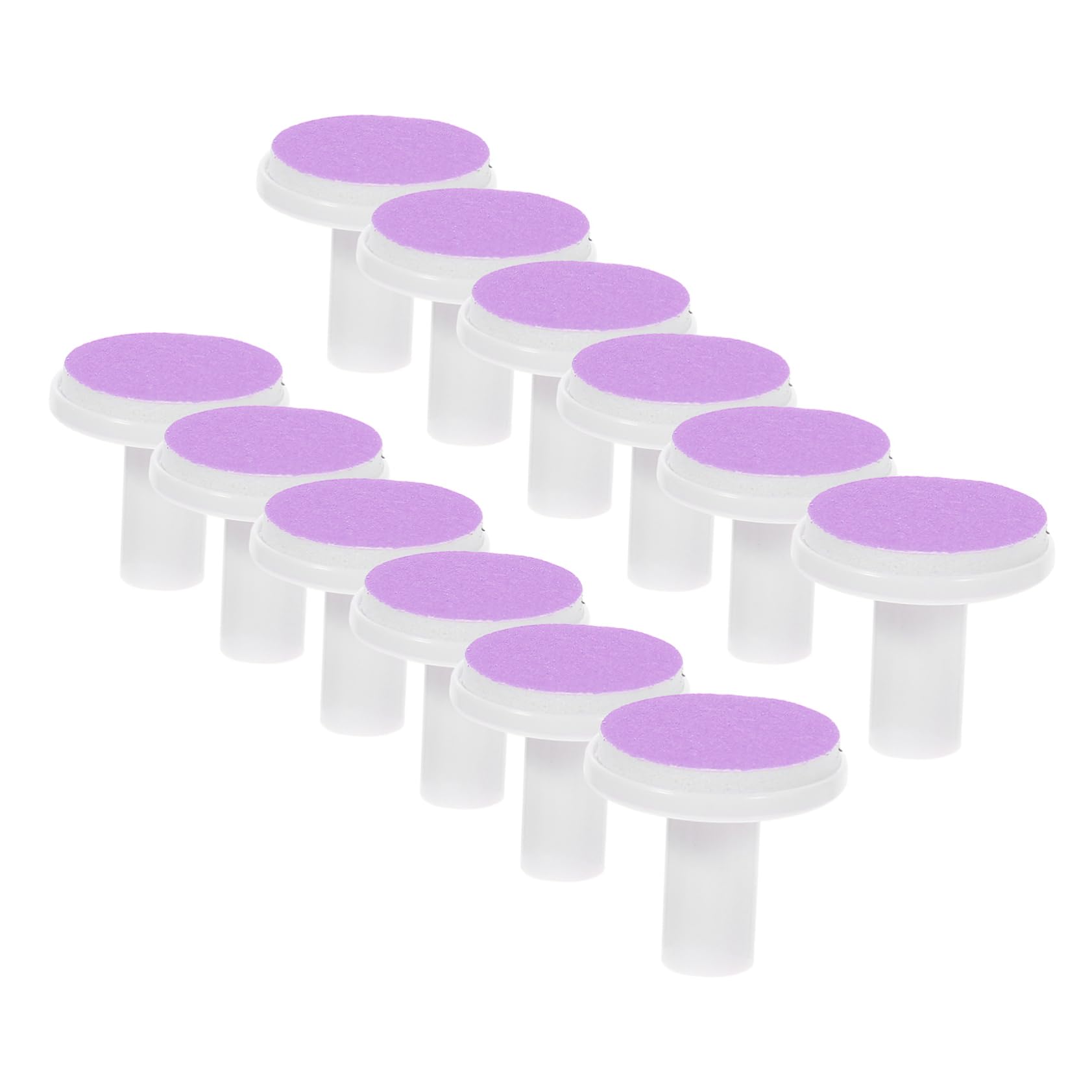 Beatifufu Baby Nail File Pads (12pcs) Universal Nail Grinding Heads for Baby Nail Care Safe Easy Nail Trimming for Boys and Girls