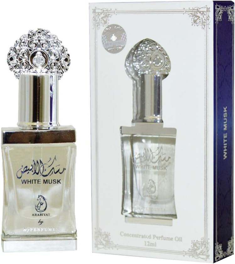 White Musk Concentrated Perfume Oil For Unisex, 12 ml