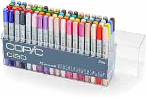 Copic ciao 72B colors セット Copic Ciao Marker 72 Color Set B | Rex Art Supplies