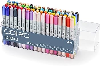 COPIC ciao コピック　チャオ　72色　Bセット Amazon.co.jp: Too コピック チャオ 72色 Bセット : 文房具