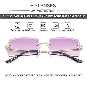 未使用 ロンハーマン購入 CARLA COLOUR 薄紫 サングラス LIND UV420&NIR-CUT SUNGLASSES UV-4221 PINK/PURPLE HALF（度なし）C
