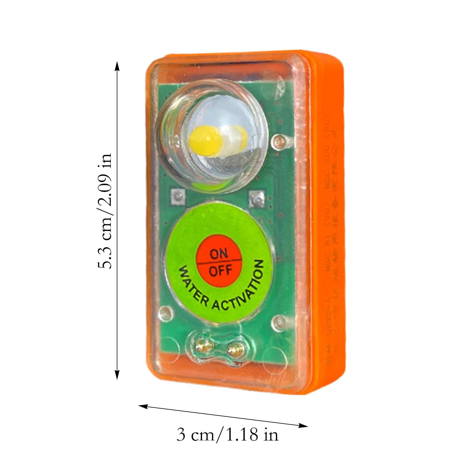 Giubbotto di salvataggio luce stroboscopica, luce attivata dall'acqua,Luci stroboscopiche a LED di salumi | Attrezzatura in barca, illuminazione per barche, per la protezione della sicurezza