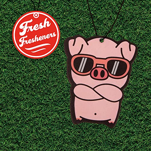 Image of Piggy Pig Car Air Freshener 4 Pack Scented with Premium Oils (4 Pack)