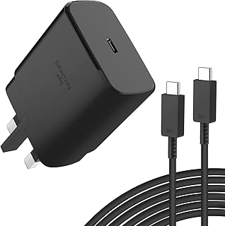 45W USB C Charger PPS Super Fast Charger 2.0 for Samsung Galaxy S23 Ultra/S23+/S23/S22 Ultra/S22+/S21/S20/Tab S8 Ultra, Google Pixel 7 Pro, iPhone 14 Pro Max, Support PD 3.0, QC 4.0, 5A Cable, 6.6FT