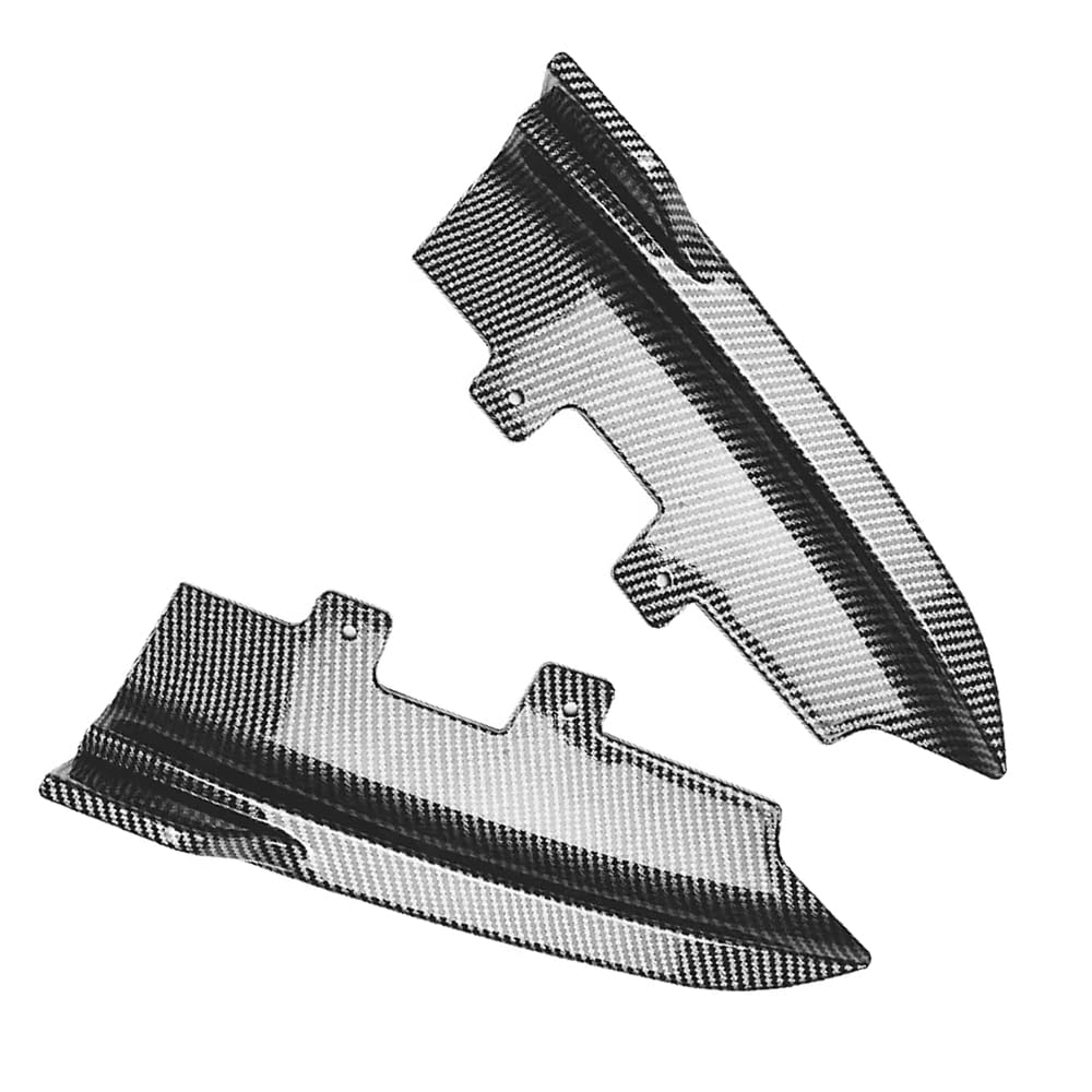 Dyfuzor tylnego zderzaka samochodowego, osłona bocznego zderzaka, osłona zderzaka, kompatybilny z BMW serii 2 F22 F23 M Sport, wykończenie o wyglądzie włókna węglowego