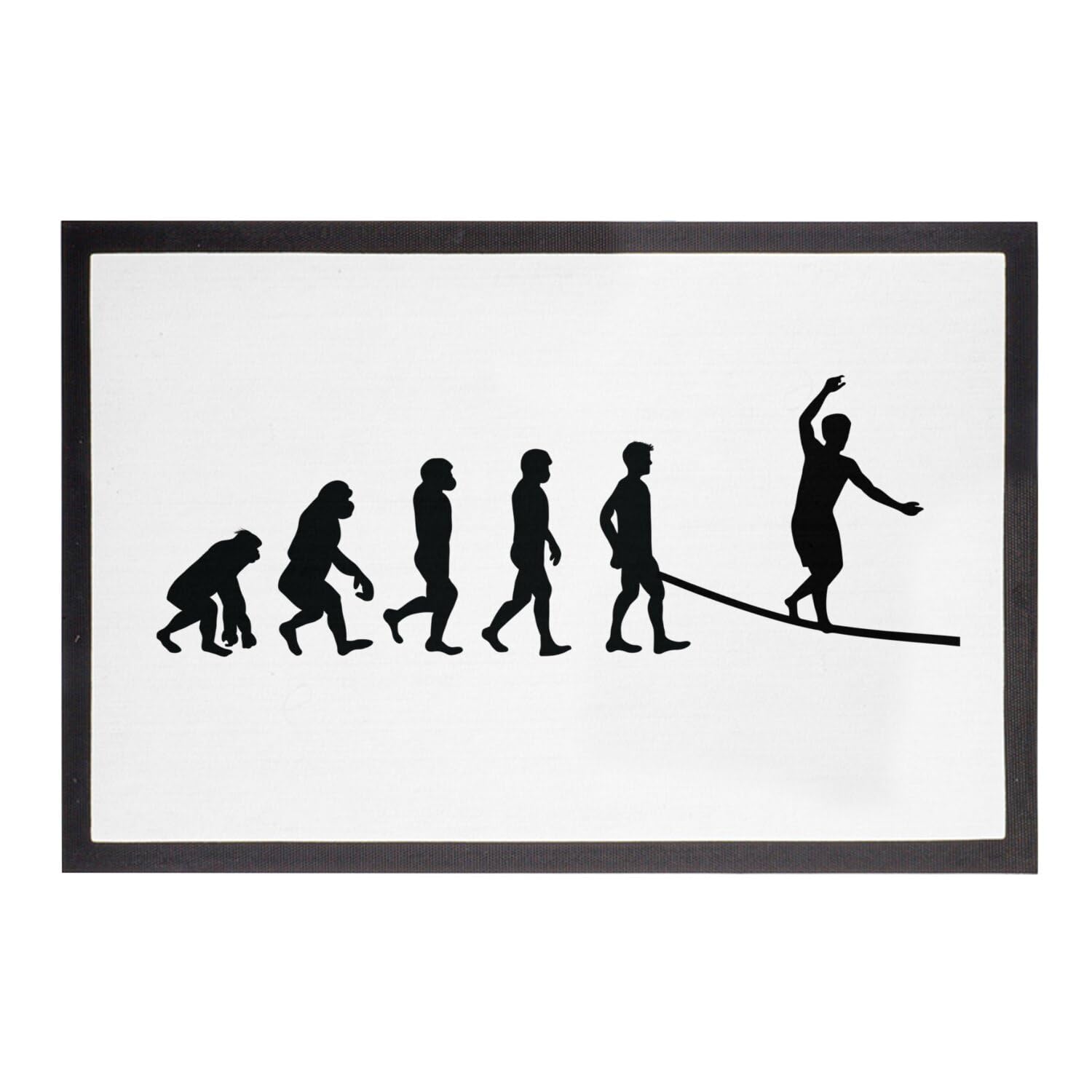 Paillasson Slackline blanc tapis de sol pour garder l'entrée propre