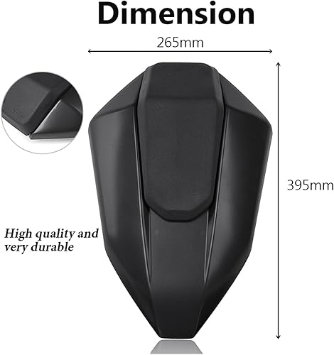 Miniatura 5 de Motorbike Frame Fairings Fit for Yamaha FZ07 MT07 FZ-07 MT-07 2013-2017 Motorcycle Pillion Rear Solo Seat Cover Cowl ABS Seat Cover Fairing