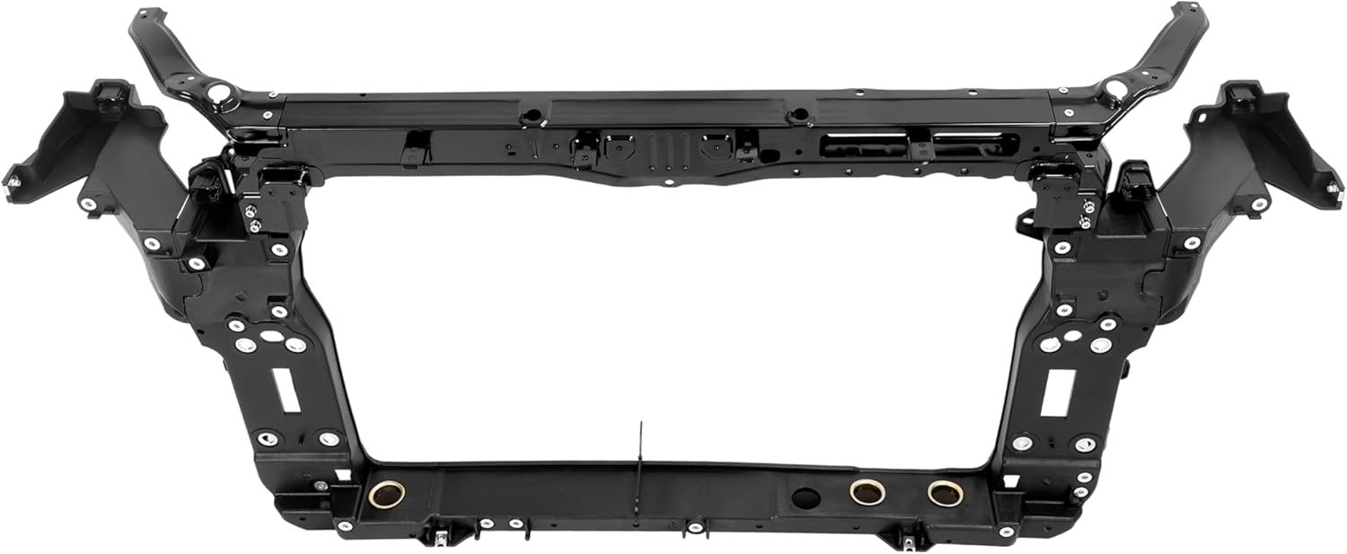 Radiator Support Core Assembly Compatible with 2013-2018 Hyundai Santa Fe Sport 2.0L Replacement for 641014Z100 HY1225172 Steel Plastic Primed Black