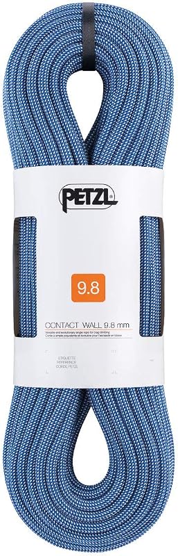 Contact Wall 9.8 mm Rope - Blue, 30 m | Lightweight Single Rope for Gym Climbing