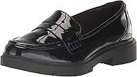 Clarks Women's Westlynn Ayla Loafers - Faux Leather Pull-On Flats with 1.6" Heel & Rubber Sole