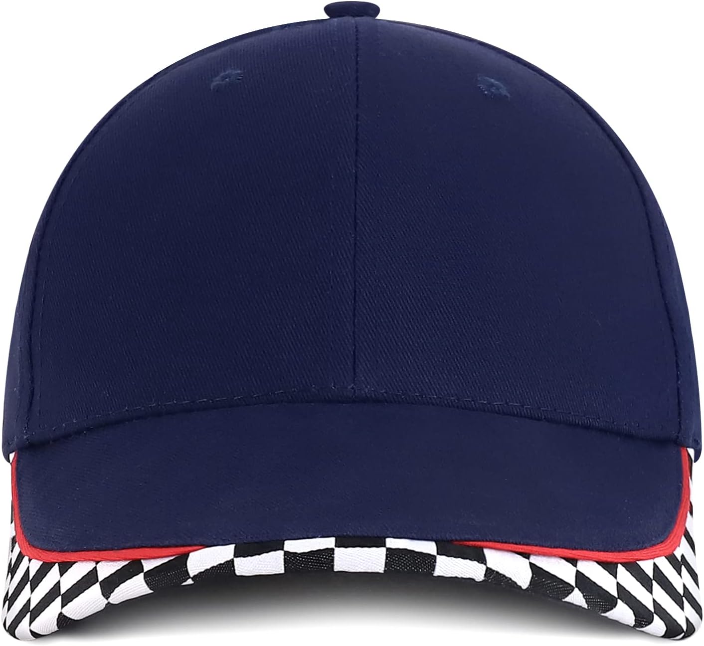 Armycrew Racing Flag Pattern Premium Cotton Cap, Fit Child to Adult Oversize - Image 2