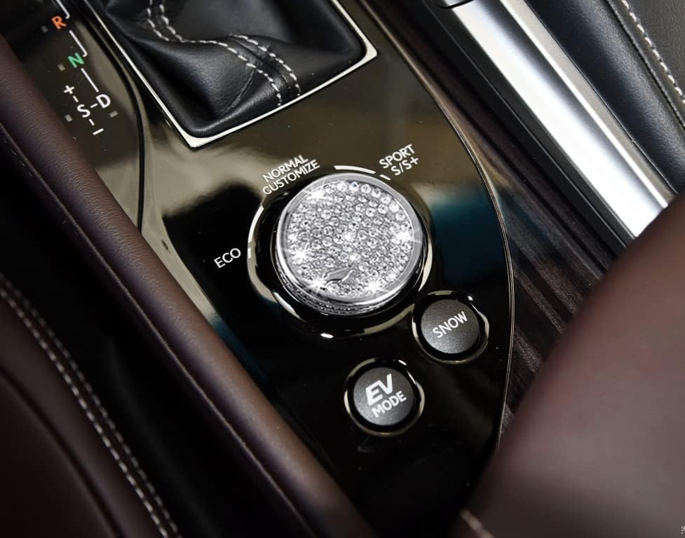 Miniatura 3 de Calcomanías para cubierta de perilla de interruptor de selección de modo de conducción, accesorios compatibles con Lexus ES 2013-2018, GS 2013-2020.