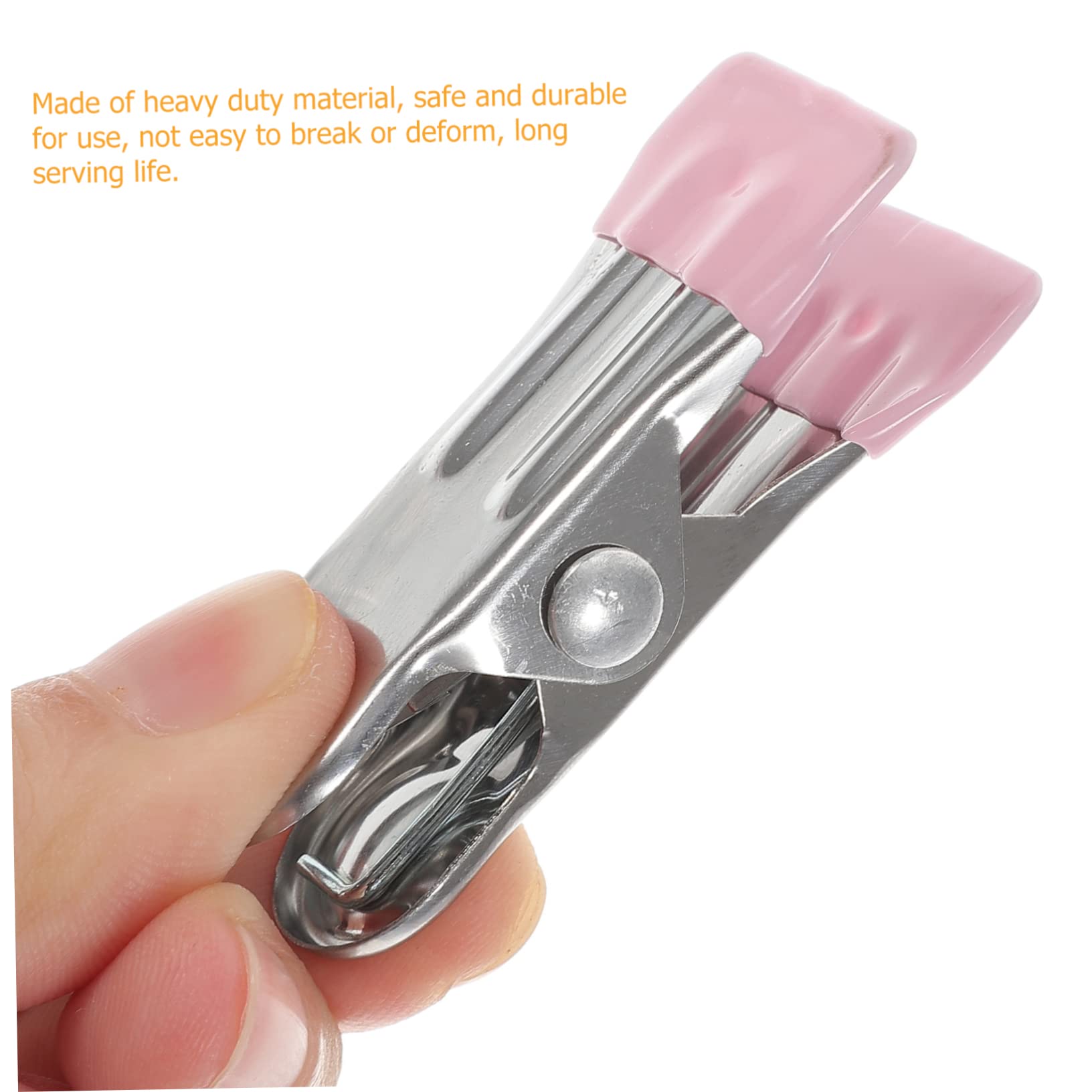 Abaodam 3 Set Di Mollette Multiuso Per Stendere I Panni Clip in Acciaio Inossidabile Per Appendere Vestiti Asciugamani Sciarpe Bucato Uso Pesante 6 Pezzi*3