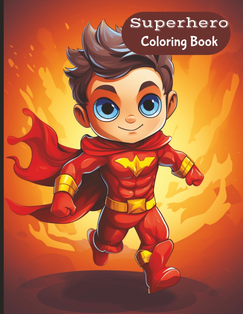 Superhero Coloring Book