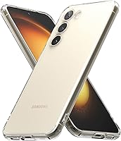 Vista 2 de Ringke Fusion Case Compatible with Samsung Galaxy S23 [Matte Clear] + Camera Lens Frame Glass Compatible with Samsung Galaxy S23