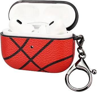 Case for AirPods pro 2, Full Protective Durable Basketball Case for Apple AirPods pro 2 Charging,Case Cover with Keychain