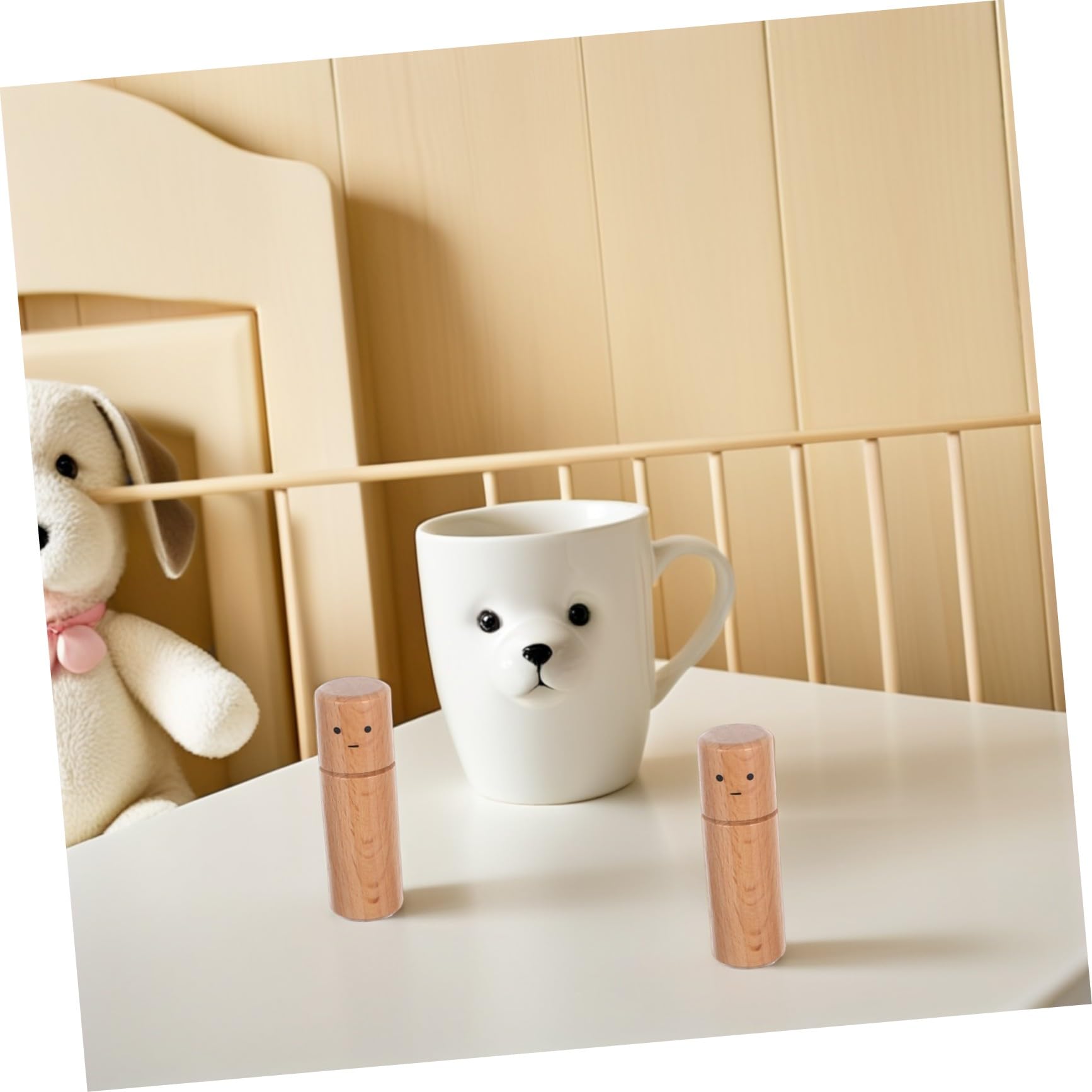 10 Piezas Figuras de Madera sin Pintar para Pintura y Manualidades Muñecos de Madera Sólida con Base Estable para Decoración y Educativo
