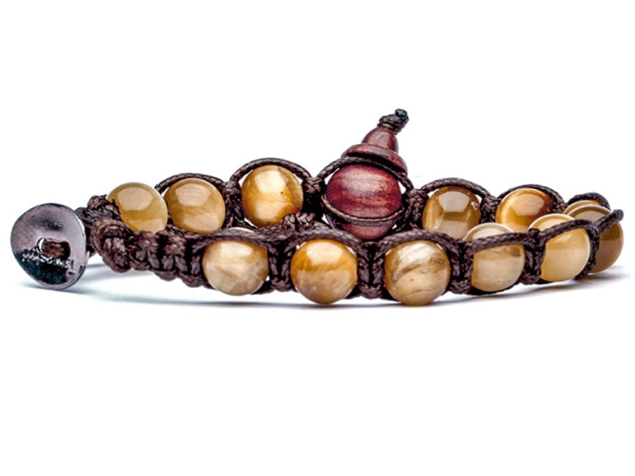 TAMASHII Bracciale Tibetano Buddista Occhio di Tigre BHS900-80 MainApps